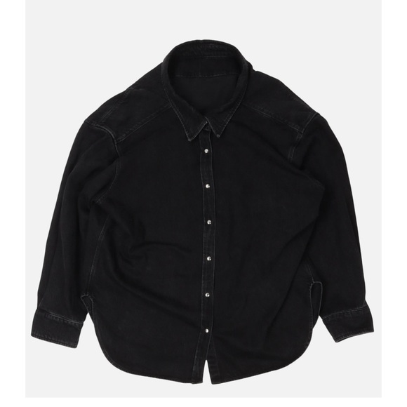 Balenciaga Other - Balenciaga Drop Shoulder Denim Shirt Jacket - 46